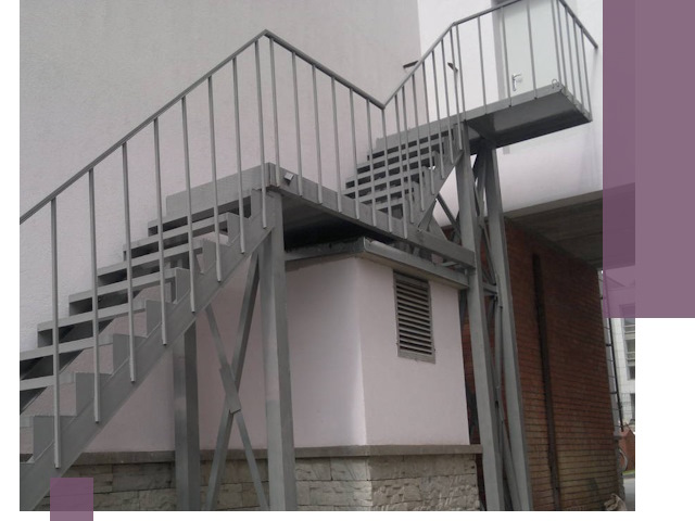 Монтаж пожарных лестниц под ключ в Коломне с гарантией качества