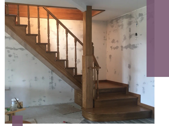 Ремонт деревянных лестниц в Коломне: быстро и качественно