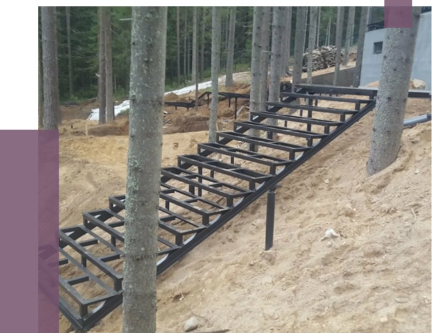 Монтаж металлических лестниц в Коломне от 13434 руб. 