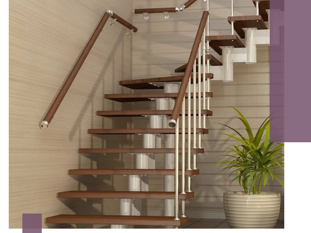 Изготовление модульных лестниц под ключ в Коломне