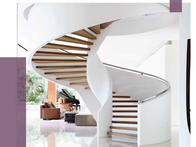 Винтовые лестницы в Коломне под ключ от 48160 руб. | ПРОЛЁТ-Клм