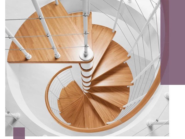 Изготовление винтовых лестниц под ключ в Коломне