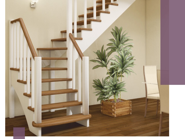 Г-образные лестницы под ключ в Коломне — изготовление и монтаж