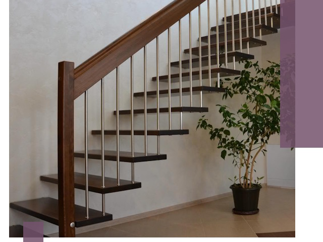 Лестницы на больцах под ключ в Коломне – изготовление и монтаж