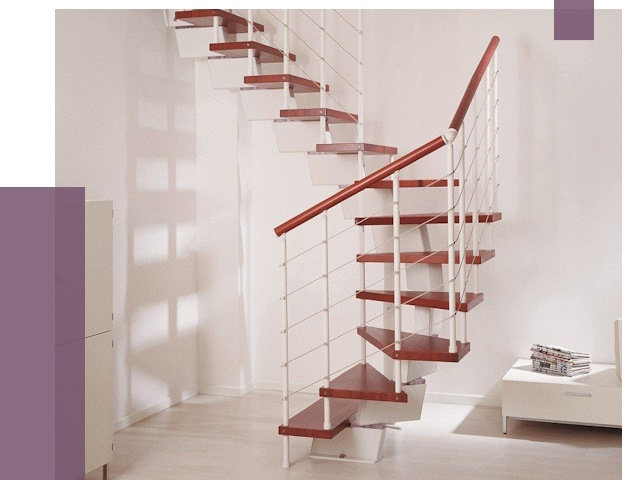 Изготовление лестниц на больцах в Коломне от 9632 руб. | ПРОЛЁТ-Клм