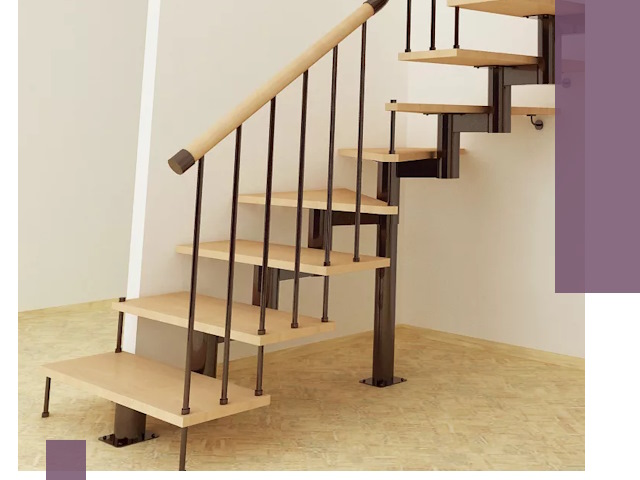 Монтаж лестниц на больцах в Коломне — быстро и надежно