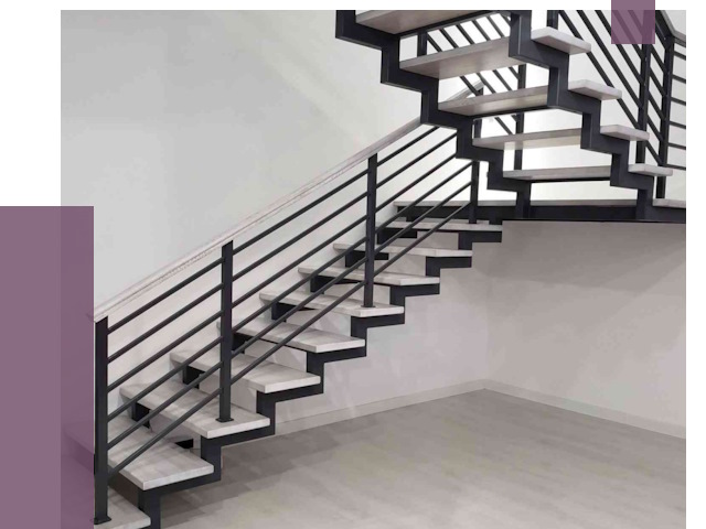 Лестницы на металлокаркасе под ключ в Коломне от 12674 руб. | ПРОЛЁТ-Клм