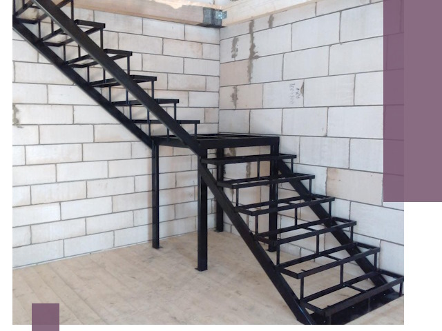 Лестницы на металлокаркасе под ключ в Коломне — изготовление и монтаж