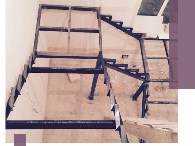 Монтаж лестниц на металлокаркасе в Коломне быстро и качественно