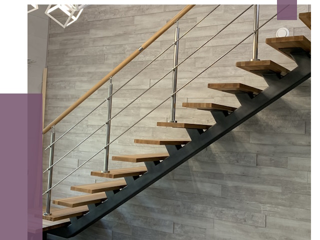 Изготовление лестниц на монокосоуре в Коломне от 75536 руб. 