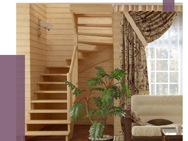 Лестницы для дачи в Коломне от 75282 руб.  | ПРОЛЁТ-Клм