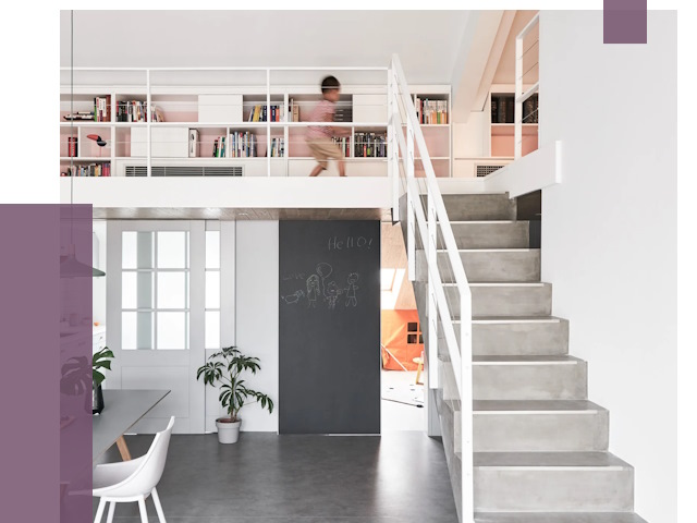 Лестницы для двухуровневой квартиры в Коломне от 174898 руб. | ПРОЛЁТ-Клм