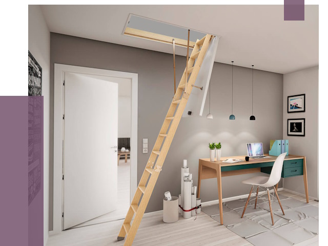 Чердачные лестницы в Коломне — от 14448 руб. | ПРОЛЁТ-Клм