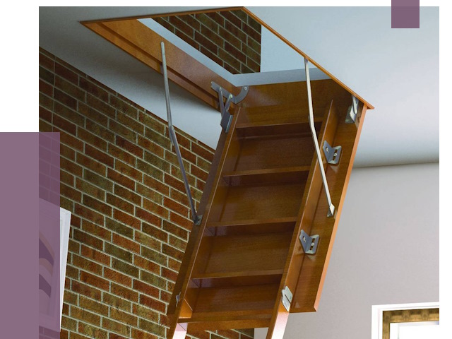 Установка чердачной лестницы в Коломне от 7756 руб. | ПРОЛЁТ-Клм