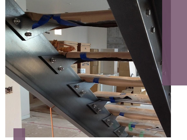 Усиление лестничных конструкций и усиление опор в Коломне