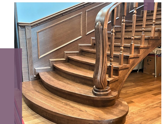 Дубовые лестницы под ключ в Коломне от 174898 руб. — ПРОЛЁТ-Клм