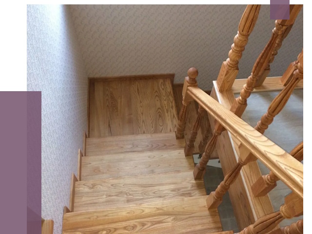 Сосновые лестницы в Коломне под ключ от 8010 руб.  | ПРОЛЁТ-Клм