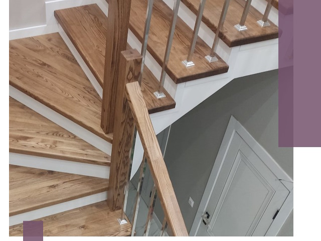 Обшивка металлических лестниц под ключ в Коломне