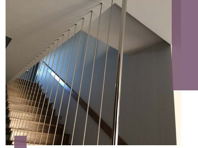 Тросовые перила под ключ в Коломне — производство и монтаж