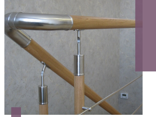 Комбинированные перила на заказ в Коломне — монтаж и производство