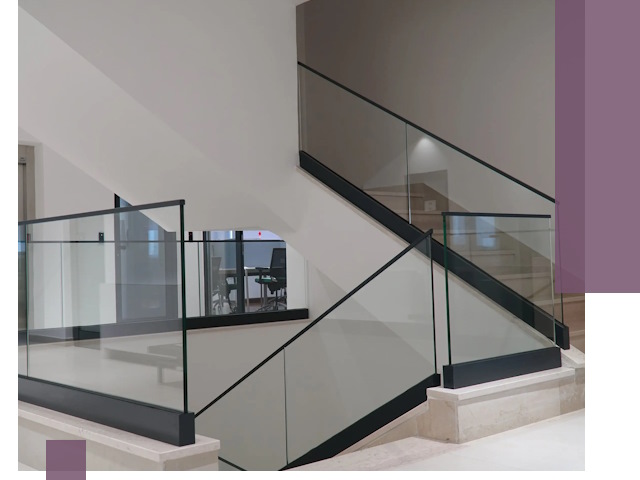 Стеклянные перила премиум-класса с установкой в Коломне