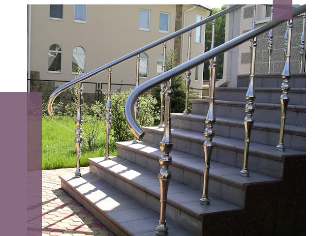 Перила для крыльца в Коломне от 10646 руб. — монтаж ПРОЛЁТ-Клм