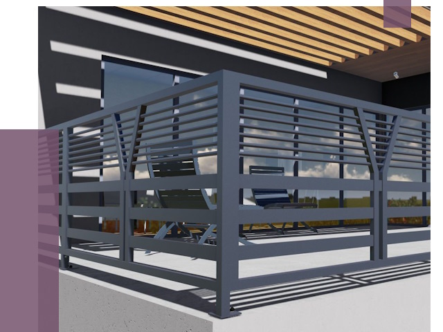 Изготовление балконных ограждений в Коломне от 10646 руб. | ПРОЛЁТ-Клм