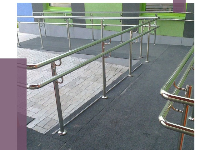 Ограждения пандусов в Коломне от 4309 руб. монтаж | ПРОЛЁТ-Клм