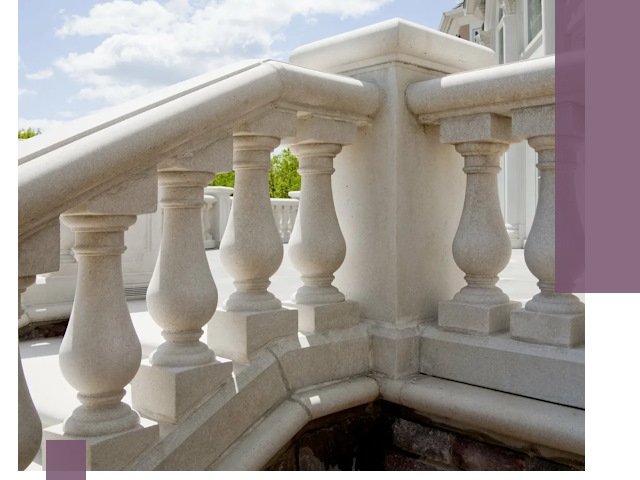 Балюстрады из металла и камня под ключ в Коломне