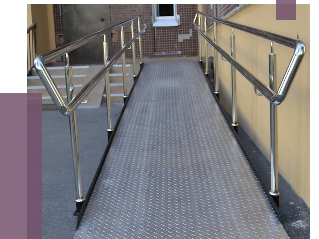 Пандусы в Коломне от 12167 руб. — установка для инвалидов | ПРОЛЁТ-Клм