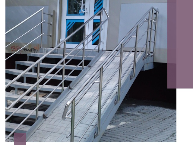 Пандус на крыльцо под ключ в Коломне: монтаж и изготовление