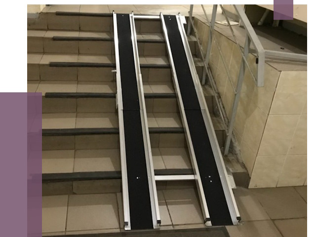 Установка пандуса в подъезд в Коломне от 7908 руб. под ключ | ПРОЛЁТ-Клм