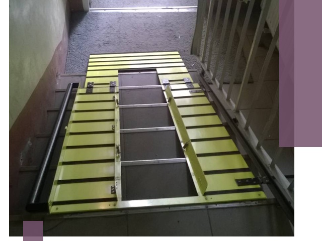 Профессиональный монтаж пандуса в подъезд в Коломне