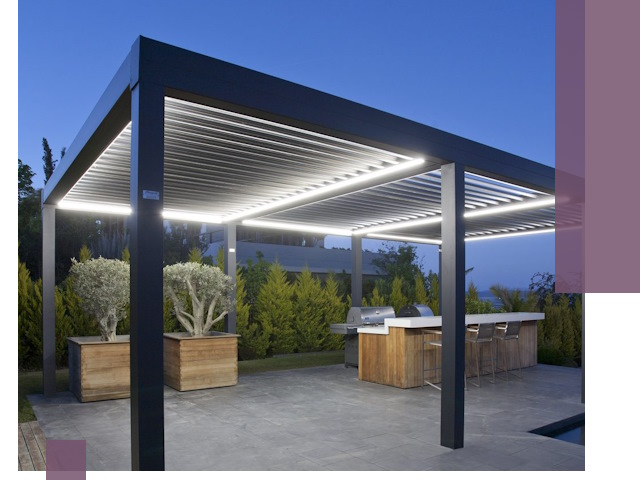 Навесы отдельно стоящие под ключ в Коломне из металла и поликарбоната