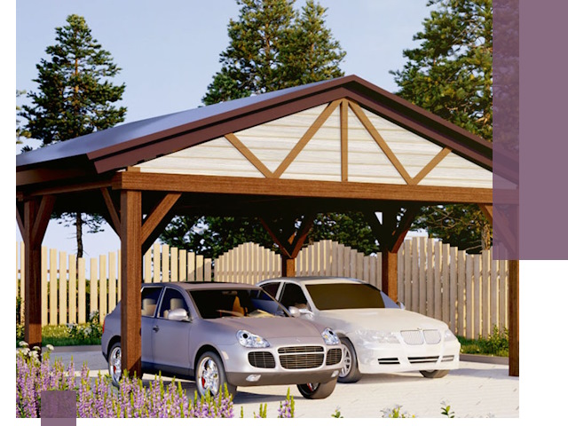 Навесы для автомобиля в Коломне — изготовление и монтаж