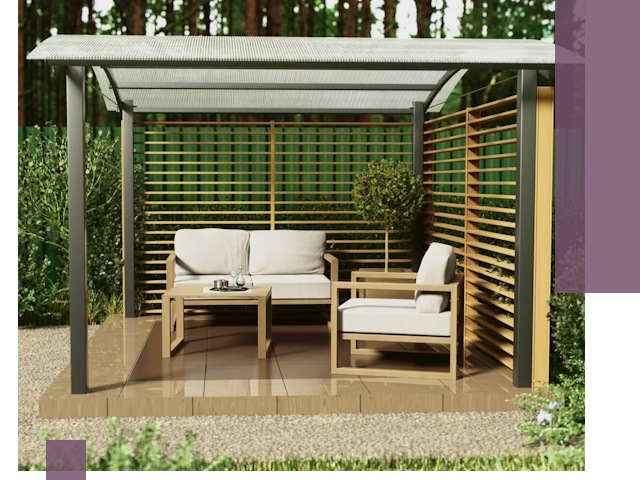 Навесы для дачи в Коломне: изготовление, монтаж и демонтаж