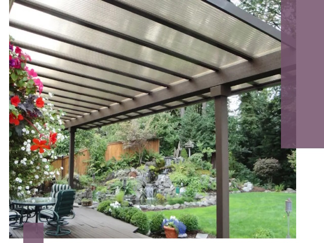 Навесы из поликарбоната под ключ в Коломне быстро и надёжно