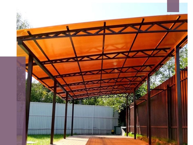 Односкатные навесы под ключ в Коломне от 13029 руб. 