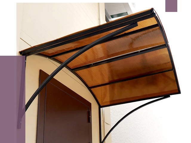 Недорогие козырьки в Коломне от 7523 руб.  | ПРОЛЁТ-Клм