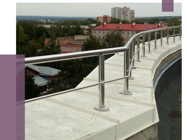 Парапеты и ограждения кровли в Коломне от 4917 руб.