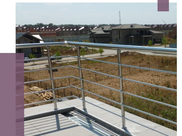 Парапеты из нержавеющей стали в Коломне от 7908 руб. за м² | ПРОЛЁТ-Клм