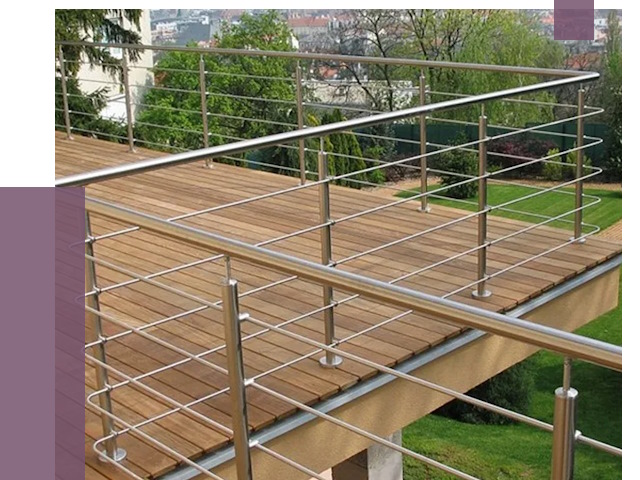 Алюминиевые парапеты в Коломне под ключ от 7706 руб. 