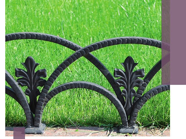 Декоративные металлические бордюры под ключ в Коломне