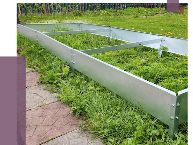 Металлические бордюры для грядок в Коломне от 1774 руб.