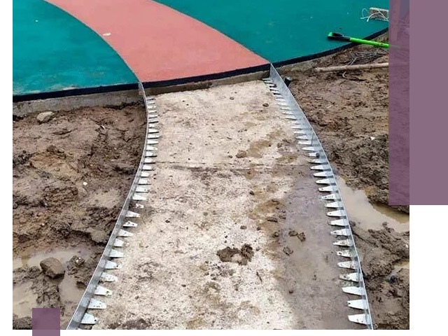 Металлические бордюры для дорожек в Коломне — монтаж и изготовление