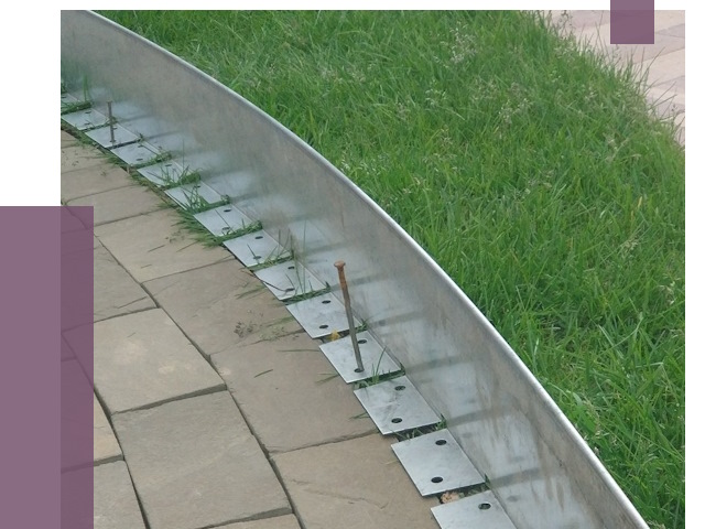 Металлические бордюры для тротуаров в Коломне от 8618 руб.