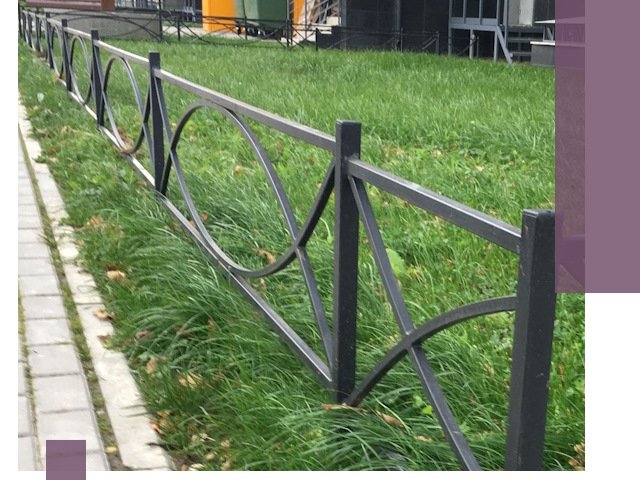 Газонные ограждения из металла в Коломне — монтаж и продажа