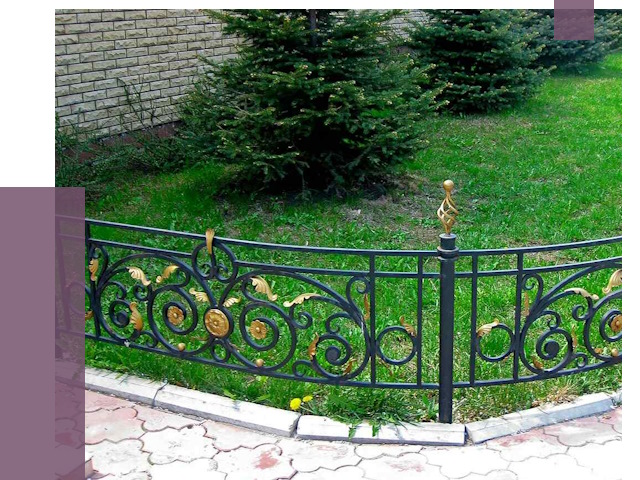 Кованые газонные ограждения в Коломне от 7554 руб. — ПРОЛЁТ-Клм