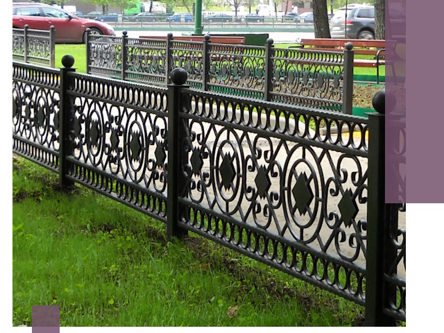 Секционные газонные ограждения под ключ в Коломне