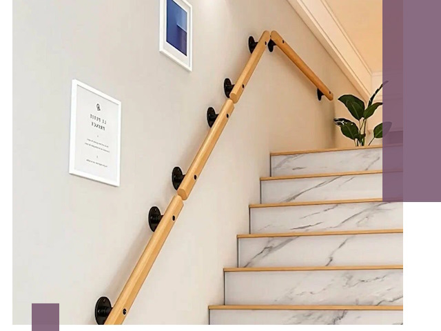 Поручни металлические и деревянные под ключ в Коломне